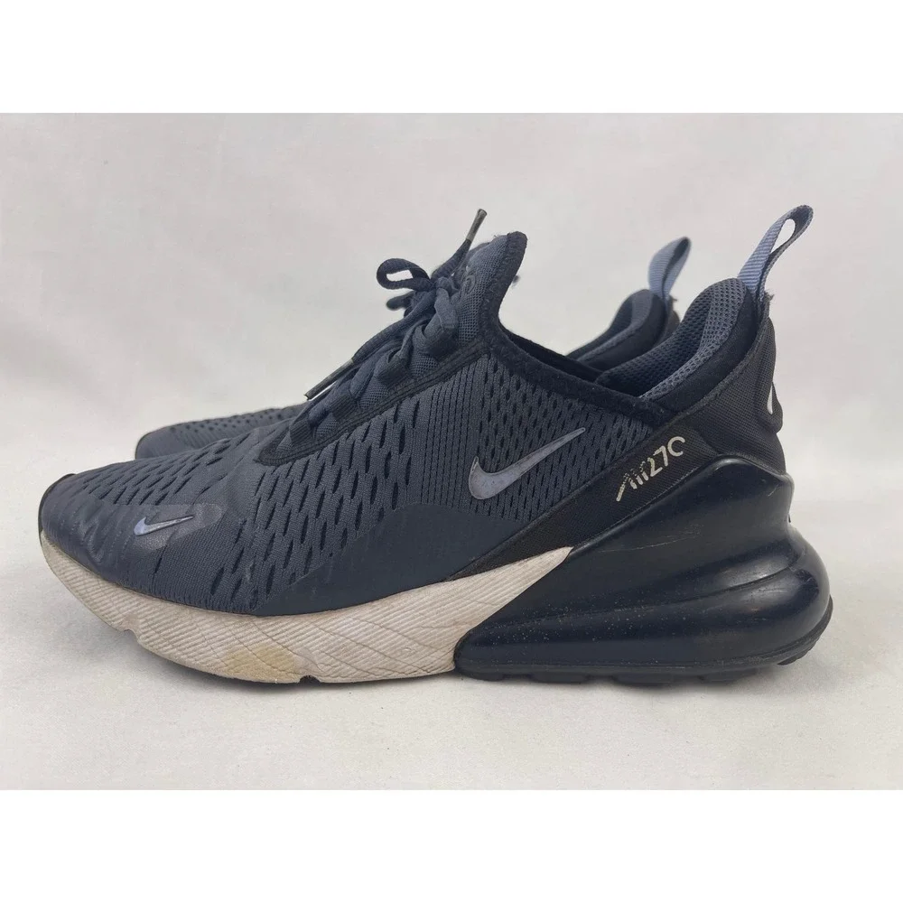 Nike‎ Air Max 270 Boys Size 6.5Y Obsidian Blue Black Running Shoes 943345-408